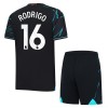 Officiële Voetbalshirt + Korte Broek Manchester City Rodrigo 16 Derde 2023-24 - Kids